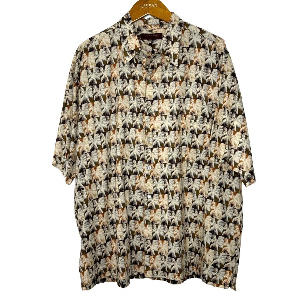 Tori‎ Richard Honolulu Palm Tree Shirt